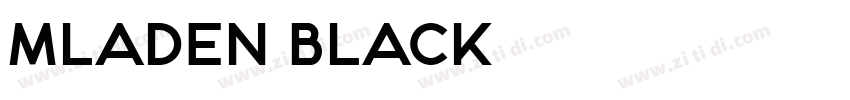 Mladen Black字体转换